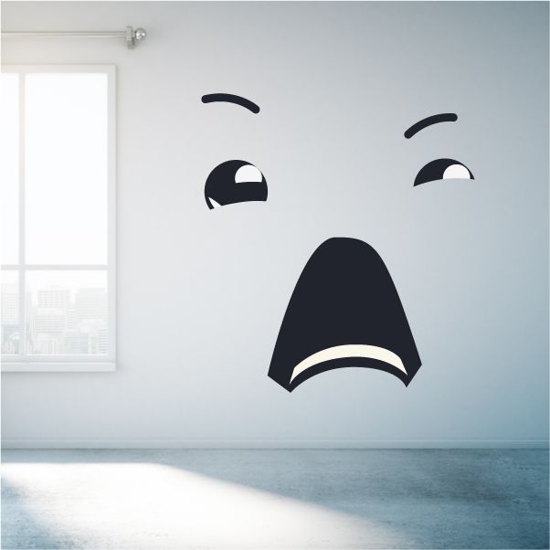 Image of Face Expression Sneezing Wall Decal - Vinyl Decal - Car Decal - Idcolor026