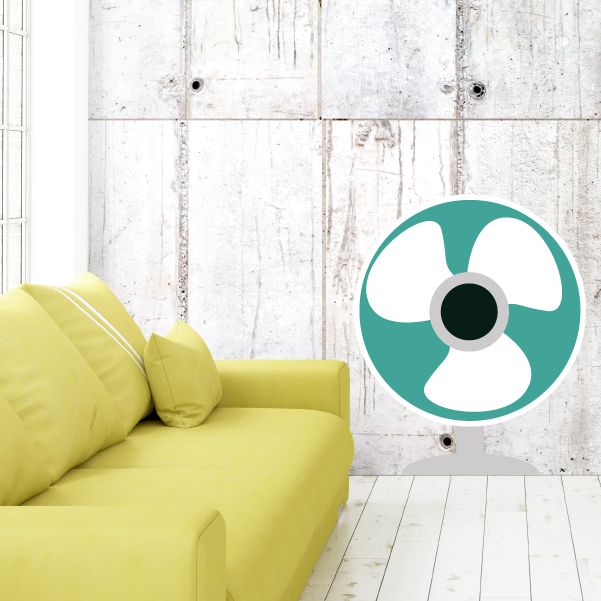 Image of Fan Wall Decal - Vinyl Decal - Car Decal - Idcolor008