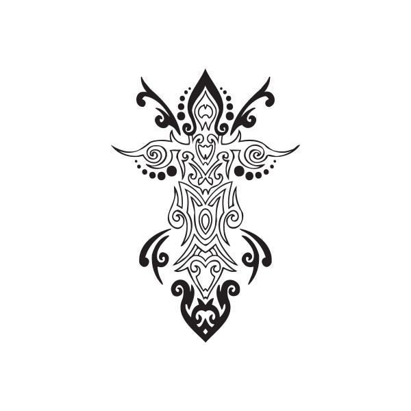 Image of Fancy Art Deco Cross Decal