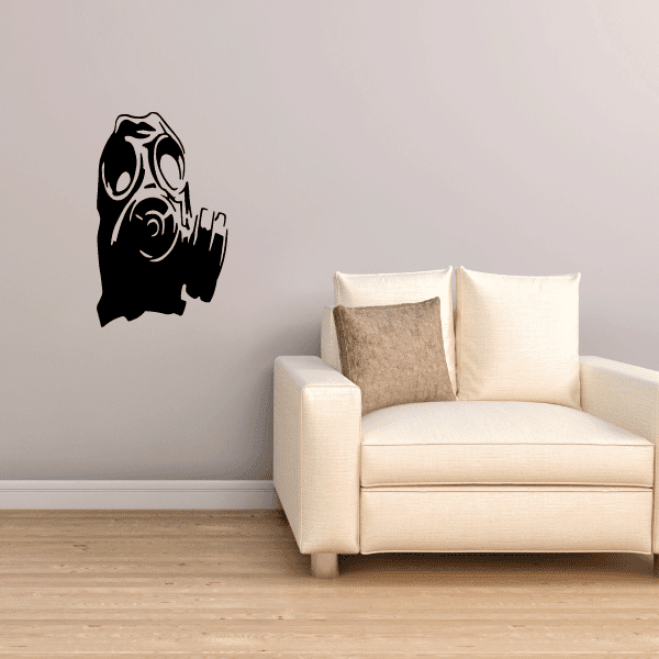 Black fantasy character wall decal silhouette
