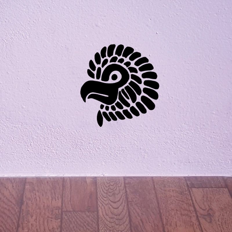 Image of Feathered Baby Eagle Head Decal