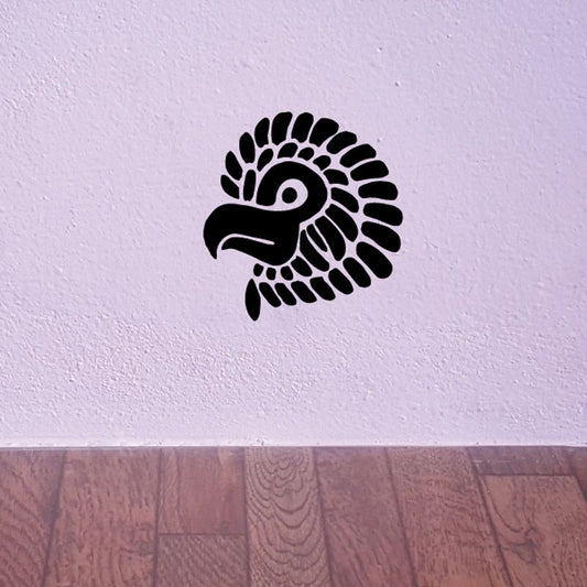 Image of Feathered Baby Eagle Head Decal
