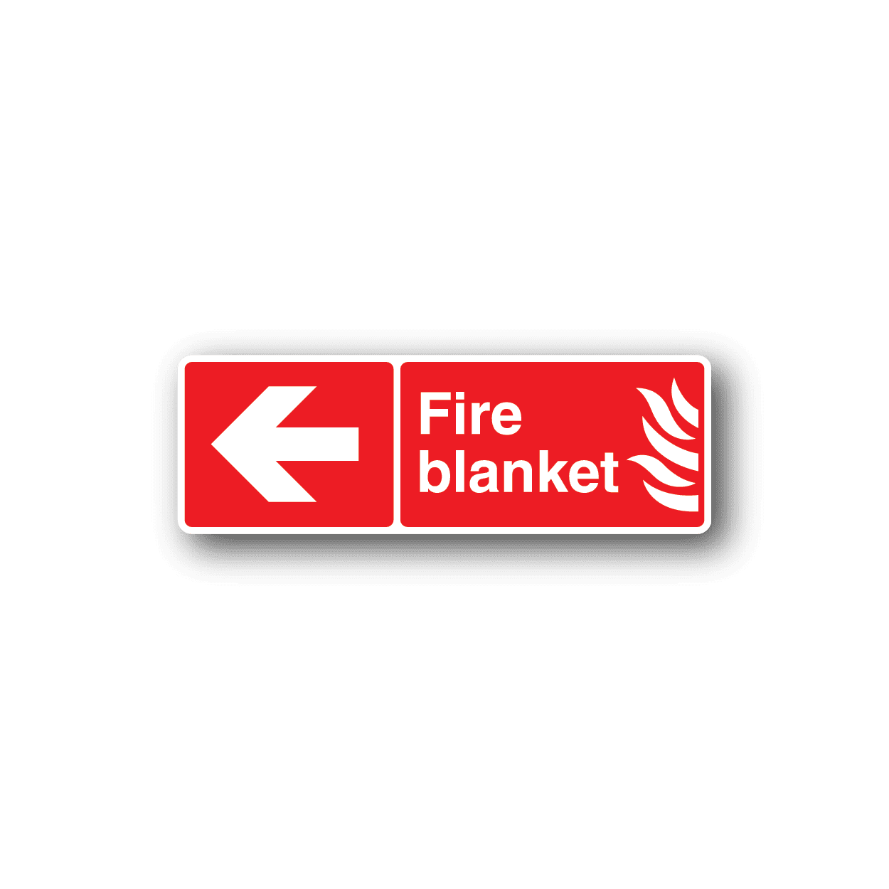 Image of Fire Blanket that way Sticker