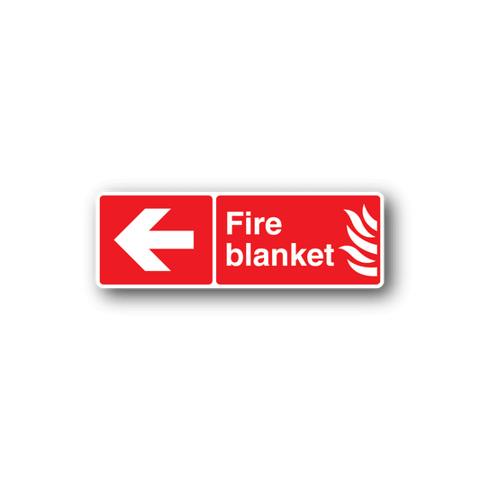 Image of Fire Blanket that way Sticker