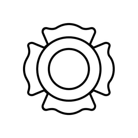 Image of Fire Crest Logo Decal