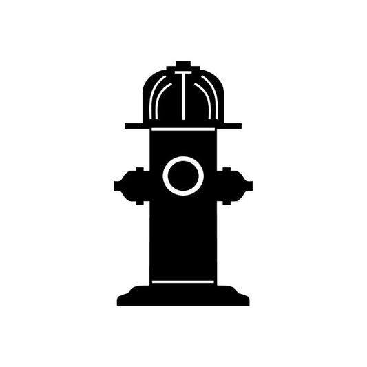 Image of Fire Hydrant Solid Decal