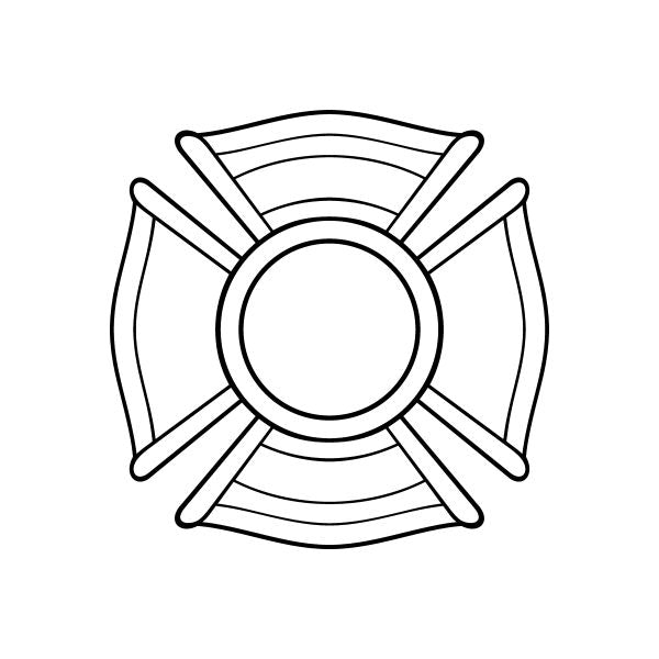 Image of Fire Template Decal