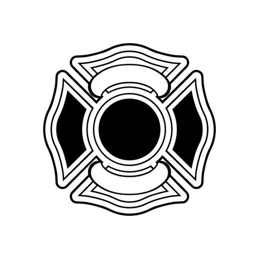 Image of Fire template Decal