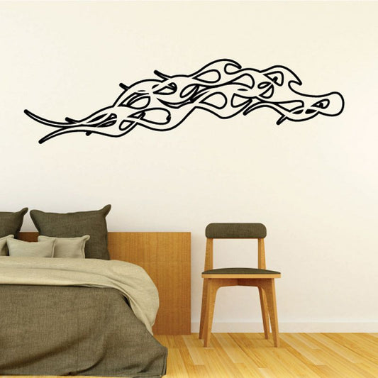 Image of Fireball Ghost Flames Car Decal - Vinyl Decal - Wall Decal - CF127