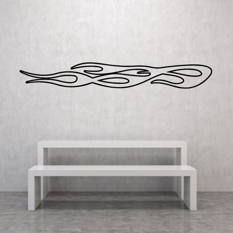 Image of Fireball Ghost Flames Car Decal - Vinyl Decal - Wall Decal - CF179