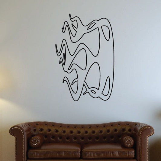 Image of Fireball Ghost Flames Car Decal - Vinyl Decal - Wall Decal - CF391