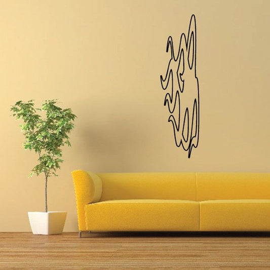 Image of Fireball Ghost Flames Car Decal - Vinyl Decal - Wall Decal - CF455