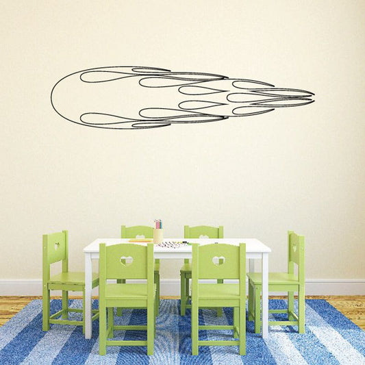 Image of Fireball Ghost Flames Car Decal - Vinyl Decal - Wall Decal - CF543