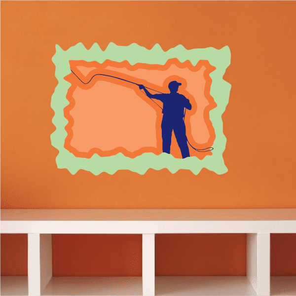 Image of Fishing Wall Decal - Vinyl Sticker - Car Sticker - Die Cut Sticker - CDSCOLOR005