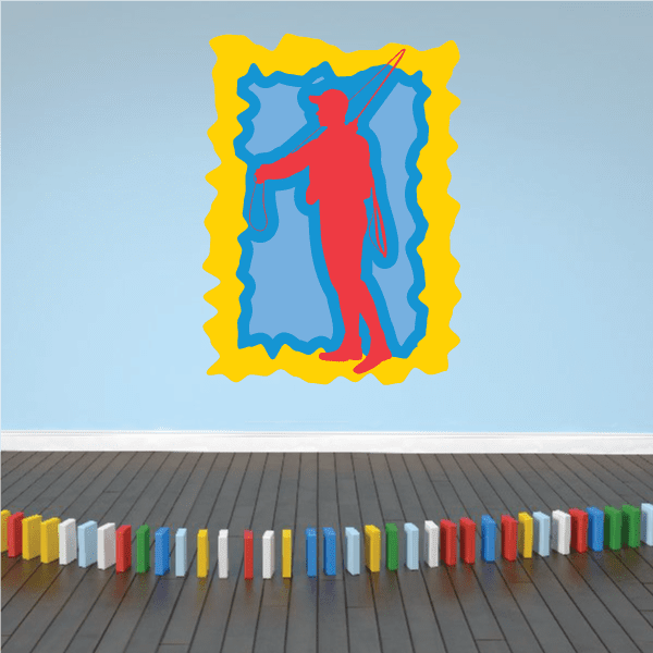Image of Fishing Wall Decal - Vinyl Sticker - Car Sticker - Die Cut Sticker - CDSCOLOR006