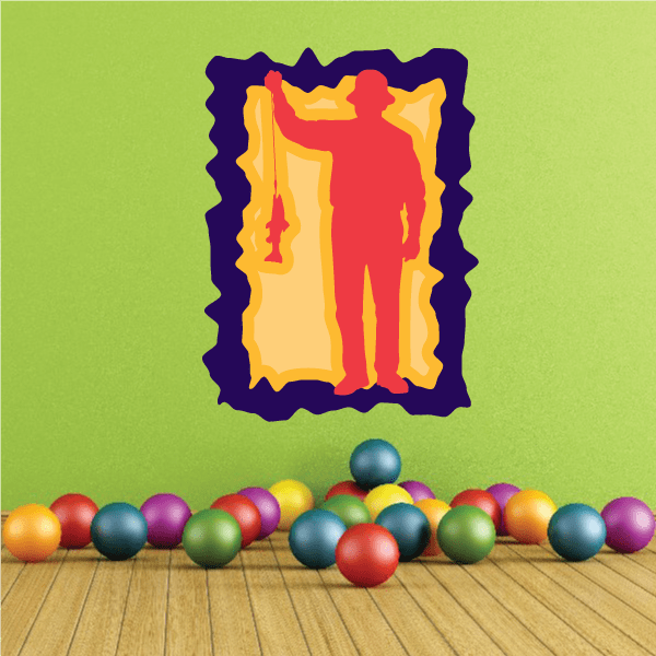 Image of Fishing Wall Decal - Vinyl Sticker - Car Sticker - Die Cut Sticker - CDSCOLOR019