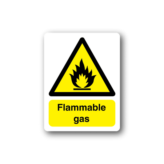Image of Flammable Gas Sticker