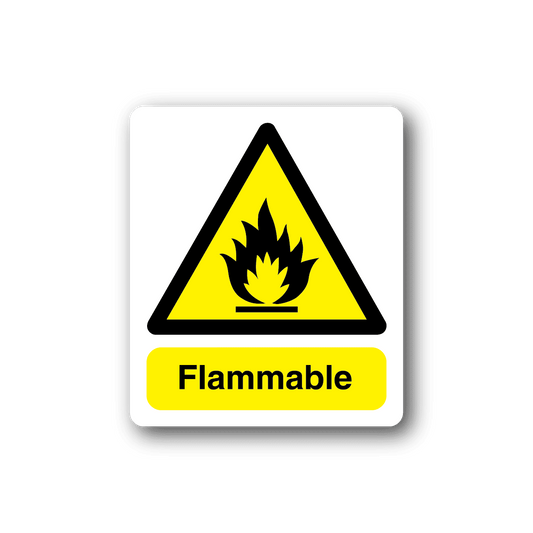 Image of Flammable Sticker