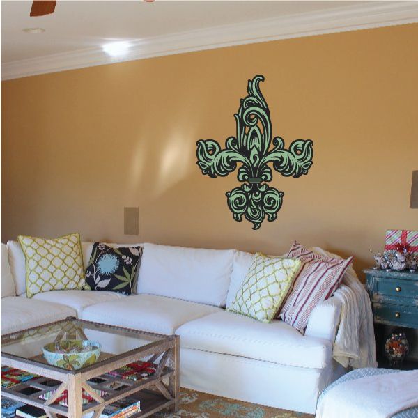 Image of Fleur Delis Wall Decal - Vinyl Car Sticker - Uscolor007
