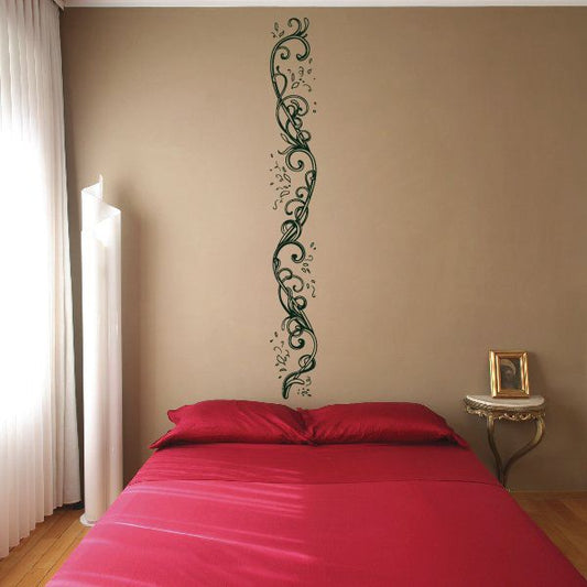 Image of Floral Frame Wall Decal - Vinyl Car Sticker - Uscolor017