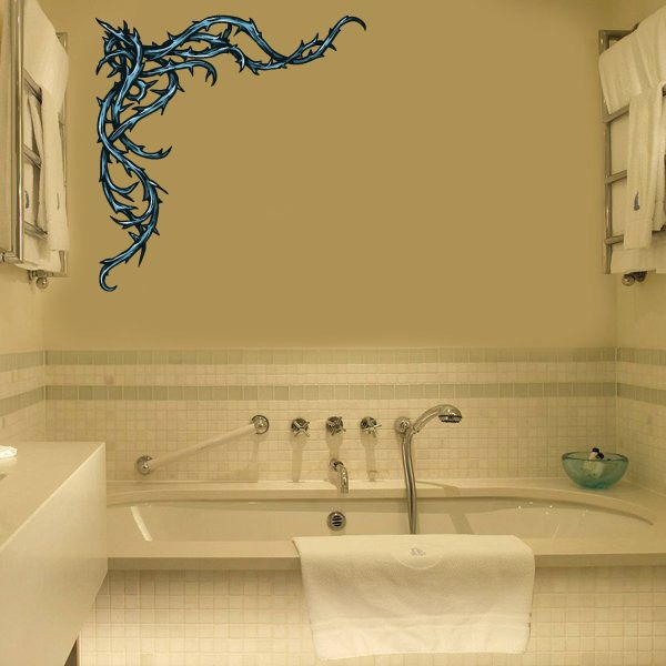 Image of Floral Frame Wall Decal - Vinyl Car Sticker - Uscolor039