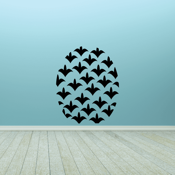 Image of Flowers Decor border wall picture frame Modern Wall Art Vinyl Wall Decal Sticker Mural Quotes Words ART05H1