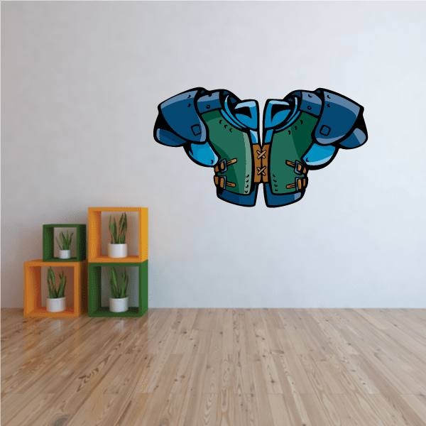 Image of Football Player Wall Decal - Vinyl Sticker - Car Sticker - Die Cut Sticker - CDSCOLOR184