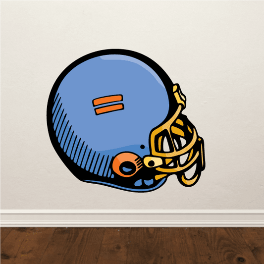 Image of Football Player Wall Decal - Vinyl Sticker - Car Sticker - Die Cut Sticker - CDSCOLOR207