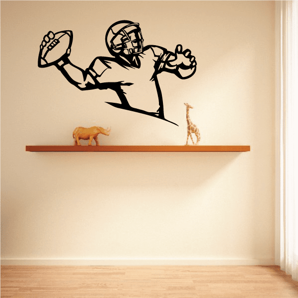 Image of Football Wall Decal - Vinyl Decal - Car Decal - CDS028