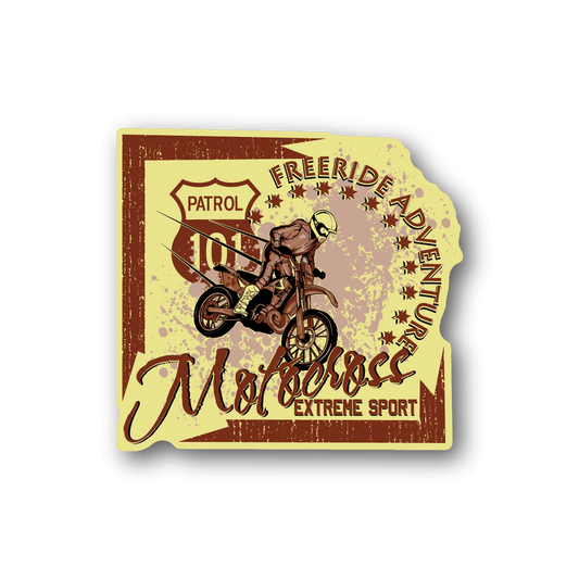 Image of Free Ride Adventure Dirt Bike Sticker