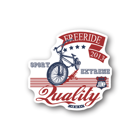 Image of Free Ride Quality BMX Sticker