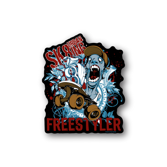 Image of Freestyle Skateboarding Sticker