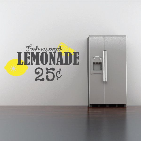 Image of Fresh Squeezed Lemonade Wall Decal