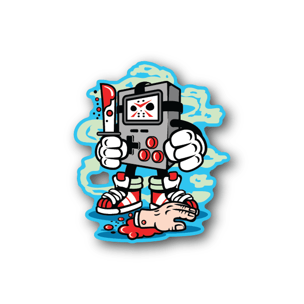 Image of Gamer Jason Handheld Sticker