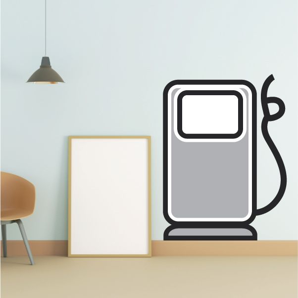 Image of Gas Pump Sticker