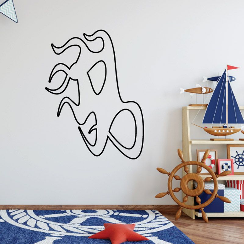 Image of Ghost Flames Car Decal - Vinyl Decal - Wall Decal - CF490