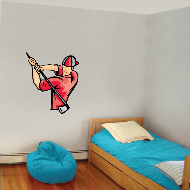 Image of Golf Wall Decal - Vinyl Sticker - Car Sticker - Die Cut Sticker - CDSCOLOR088