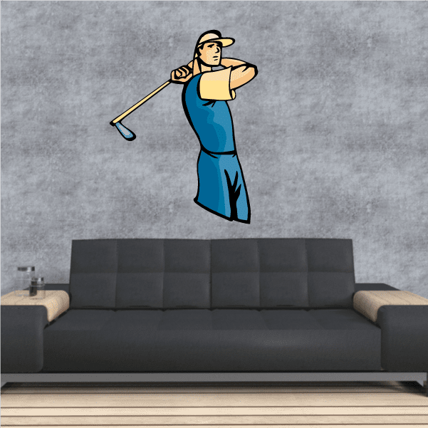 Image of Golf Wall Decal - Vinyl Sticker - Car Sticker - Die Cut Sticker - CDSCOLOR089