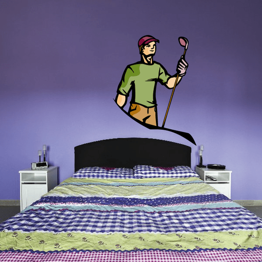 Image of Golf Wall Decal - Vinyl Sticker - Car Sticker - Die Cut Sticker - CDSCOLOR093