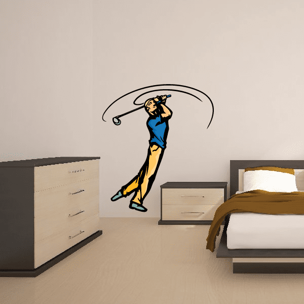 Image of Golf Wall Decal - Vinyl Sticker - Car Sticker - Die Cut Sticker - CDSCOLOR097