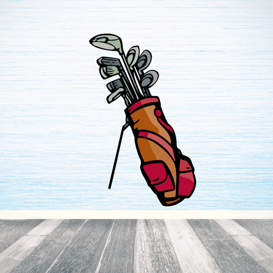 Image of Golf Wall Decal - Vinyl Sticker - Car Sticker - Die Cut Sticker - CDSCOLOR101