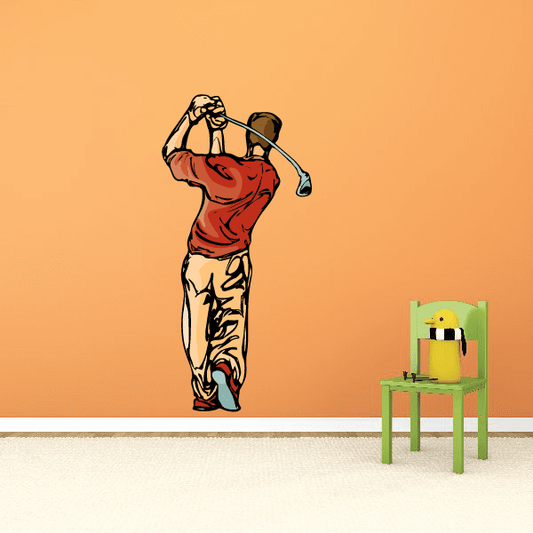 Image of Golf Wall Decal - Vinyl Sticker - Car Sticker - Die Cut Sticker - CDSCOLOR128
