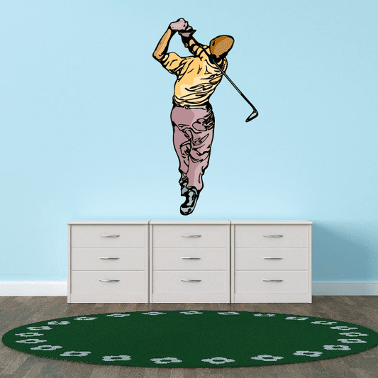 Image of Golf Wall Decal - Vinyl Sticker - Car Sticker - Die Cut Sticker - CDSCOLOR135