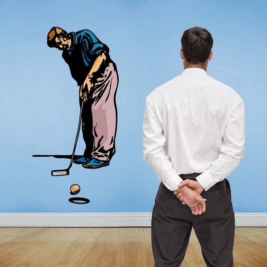 Image of Golf Wall Decal - Vinyl Sticker - Car Sticker - Die Cut Sticker - CDSCOLOR142