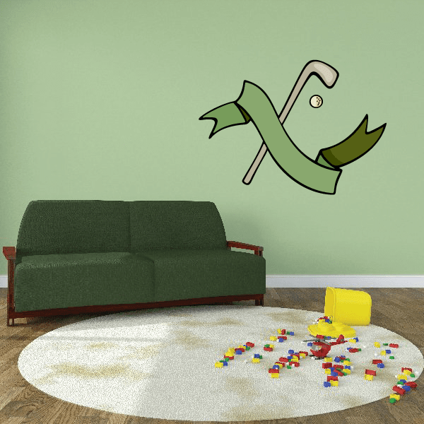 Image of Golf Wall Decal - Vinyl Sticker - Car Sticker - Die Cut Sticker - CDSCOLOR186
