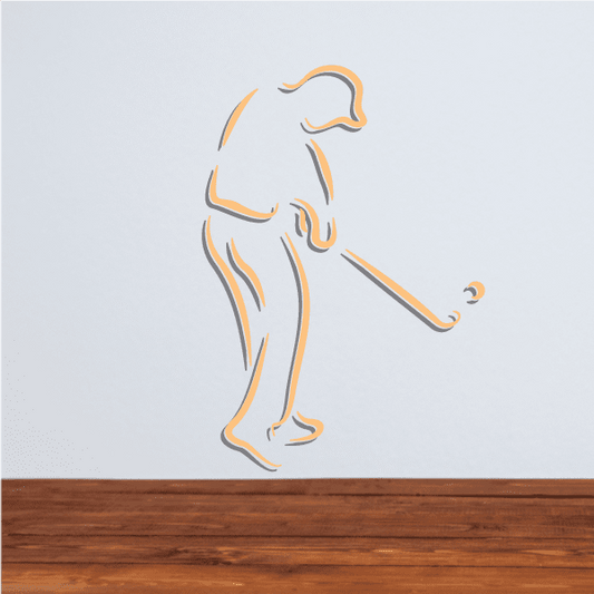 Image of Golfer Wall Decal - Vinyl Sticker - Car Sticker - Die Cut Sticker - CDSCOLOR015