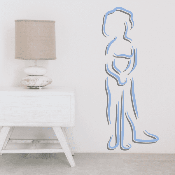 Image of Golfer Wall Decal - Vinyl Sticker - Car Sticker - Die Cut Sticker - CDSCOLOR021