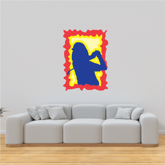 Image of Golfer Wall Decal - Vinyl Sticker - Car Sticker - Die Cut Sticker - CDSCOLOR062