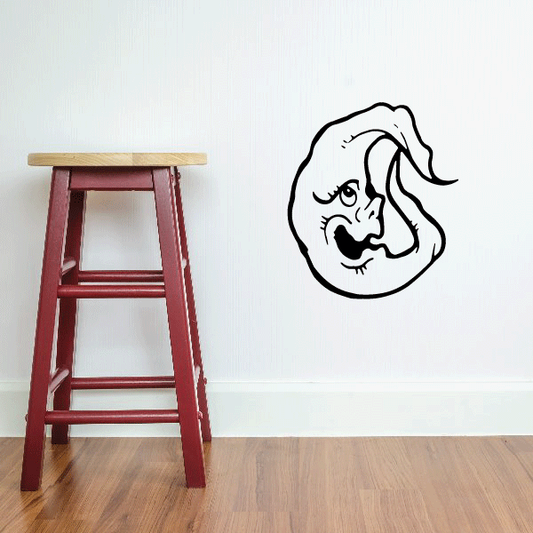 Image of Goofy Moon Decal