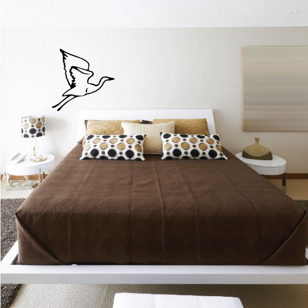 Image of Graceful Flapping Swan Decal